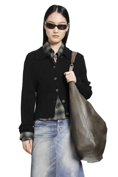 Our Legacy Mazzy Polo Cardigan In Black