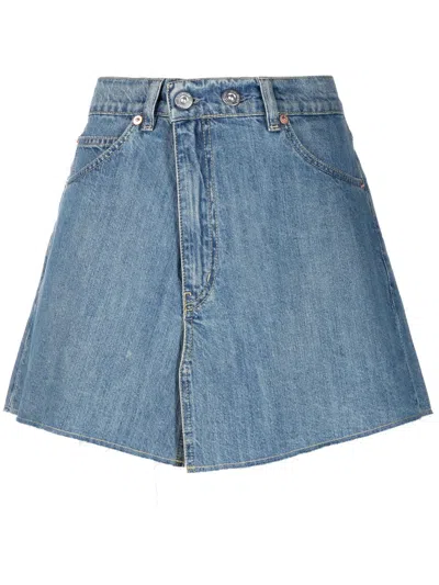 OUR LEGACY MEDIUM-WASH DENIM SKIRT