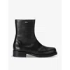 Our Legacy Round-head Short Boots In Black