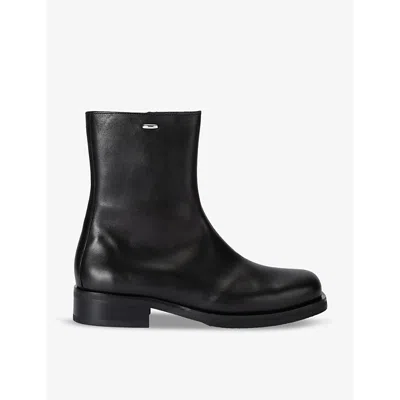 OUR LEGACY MENS CAMION LEATHER ANKLE BOOTS BLACK EUR 41 / 7 UK