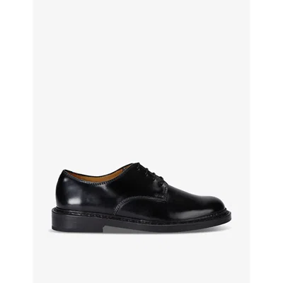 OUR LEGACY MENS BLACK UNIFORM PARADE LEATHER DERBY SHOES EUR 44 / 10 UK