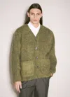 Our Legacy Cardigan With Pockets Sweater Green