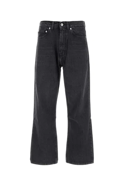 Our Legacy Men Dark Grey Denim Jeans In Black