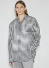Our Legacy Men Darling Check Shirt In White