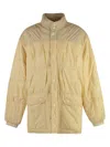 Our Legacy Adjustable Drawstring Technical Fabric Jacket In Yellow