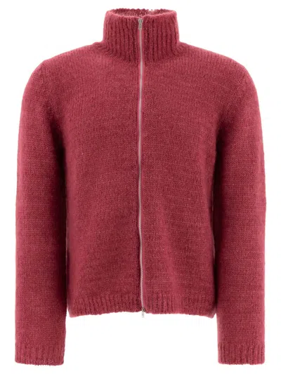 OUR LEGACY MEN'S "FLOAT FUNNEL" ZIPPED SWEATER