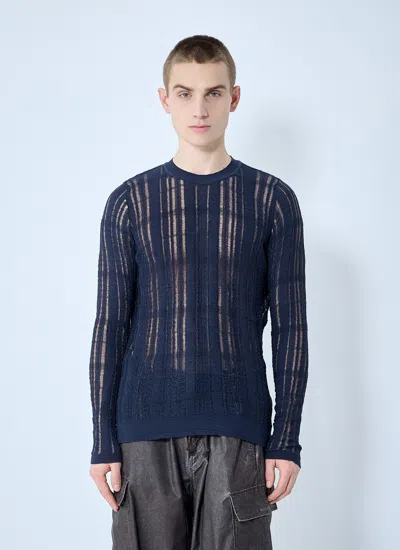 Our Legacy Men Formal Sweater In Blue