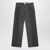 Our Legacy Fatigue Cut High-rise Wide-leg Jeans In Green