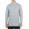 Our Legacy Men's Ice Blue Acrylic Funnel Neck Jumper In Blue