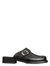 Our Legacy Ssense Exclusive Black Leather Camion Mule Loafers In Black