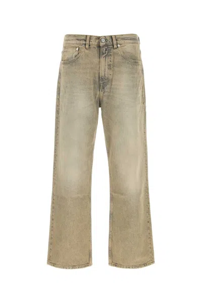 Our Legacy Sand Denim Third Cut Jeans In Beige O Tan