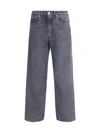 Our Legacy Men Loose Jeans In Gray