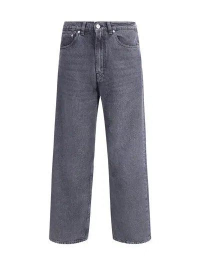 Our Legacy Men Loose Jeans In Gray