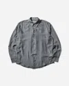 Our Legacy Checked Pattern Button-down Collar Shirt In Grey