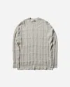 Our Legacy Men S Formal Roundneck Sweater Cloud In Grey