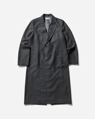 Our Legacy Men S Robe Overcoat Charcoal In Brown