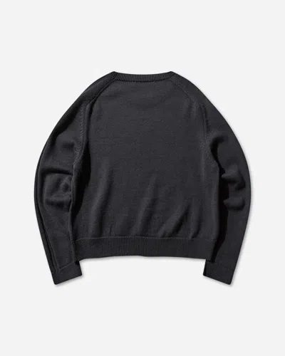 Our Legacy Men S True Roundneck Sweater Off In Black