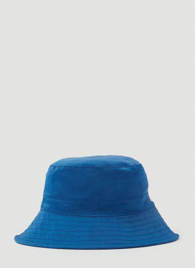 Our Legacy Men Shell Bucket Hat In Blue