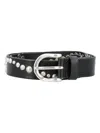Our Legacy Star Fall Belt In Black Bridle