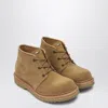 Our Legacy Beige Suede Chukka Ankle Boots In Brown