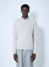 Our Legacy Men True Sweater In White