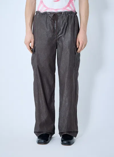 Our Legacy Men Way Coated Pants In Gray
