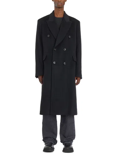 Our Legacy Men's Wool Whale Coat In Black