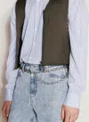 Our Legacy Men Y2k Hip Chain Belt In Gold