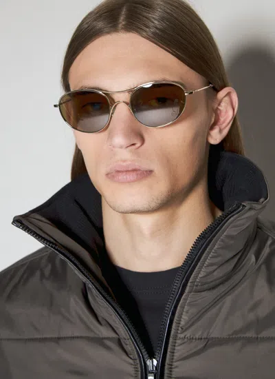 Our Legacy Men Zwan Sunglasses In Gold