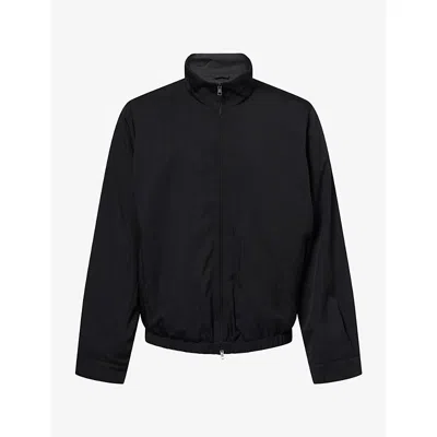 Our Legacy Mens Casino Welt-pocket Woven Jacket Black Night In Blue