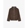 Our Legacy Check-pattern Wool-blend Sweatshirt
