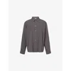 Our Legacy Mens Iron Stripe Beyond Stripe Long-sleeve Woven Shirt In Gray