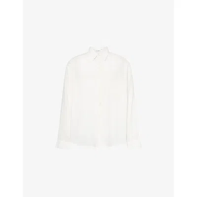 Our Legacy Mens Off White Coco Relaxed-fit Cotton Shirt