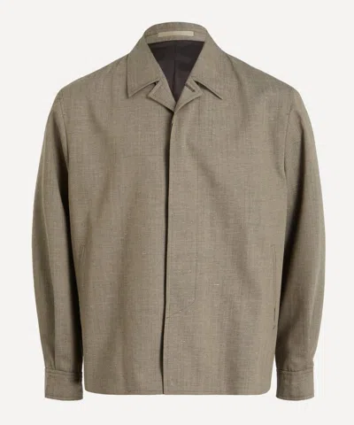 Our Legacy Pack Blazer In Virgin Wool Blend In Clay Flowy
