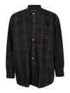 Our Legacy Borrowed Plaid Button-up Shirt In Black