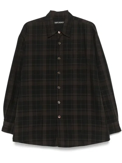 OUR LEGACY OUR LEGACY MENS SHIRTING BORROWED SHIRT CLOTHING