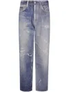 Our Legacy Women S Full Cut Jeans Digital Denim Print In Blue