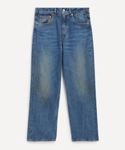 Our Legacy Mens Third Cut Relaxed Wide Leg Jeans