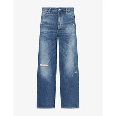 Our Legacy Mens Vast Straight-leg Denim Jeans Forever Love Wash In Blue