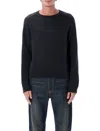 Our Legacy Merino Wool Crewneck Sweater In Black