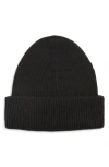 Our Legacy Ribbed-knit Wool Beanie In Black