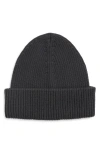 Our Legacy Ribbed-knit Wool Beanie In Gray