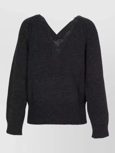 Our Legacy Merino Wool Sweatshirt In Black