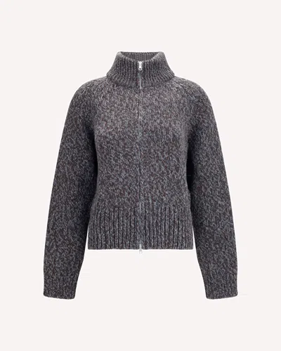 Our Legacy Chunky-knit Zip-up Cardigan In Red