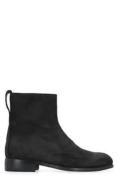 Pre-owned Our Legacy Michaelis Suede Ankle Boots In Black