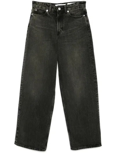 Our Legacy Mid Rise Straight-leg Jeans In Black