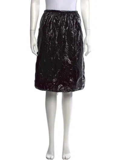 Pre-owned Our Legacy Midi Length Skirt In Black
