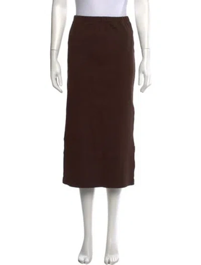 Pre-owned Our Legacy Midi Length Skirt In Brown