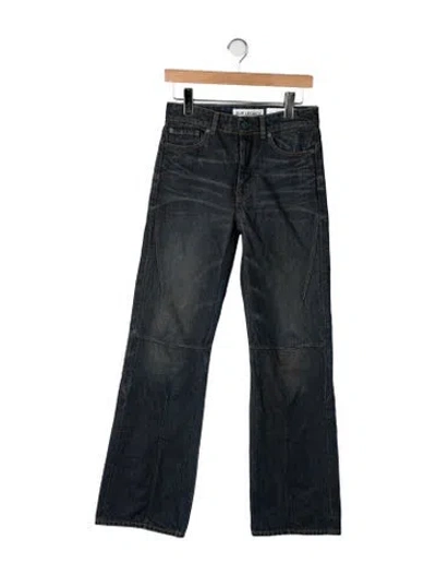 Pre-owned Our Legacy Mid-rise Flared Jeans W/ Tags In Blue