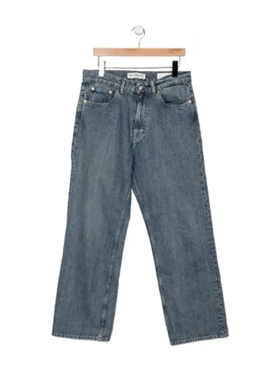 Pre-owned Our Legacy Mid-rise Straight Leg Jeans In Blue